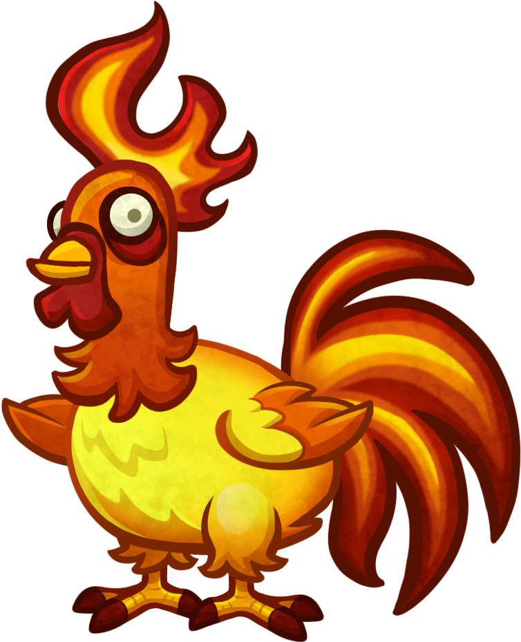 1007 X 1007 8 0 - Pvz Heroes Fire Rooster (1007x1007)