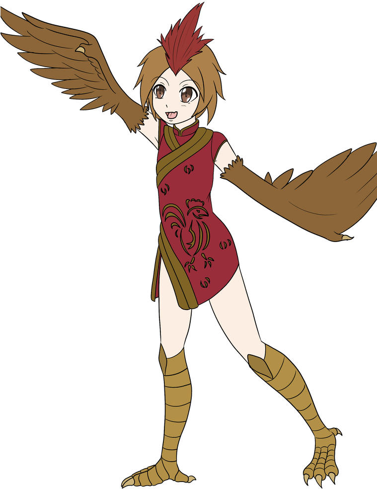 Year Of The Rooster By Moerin-satsuki - Illustration (758x1054)