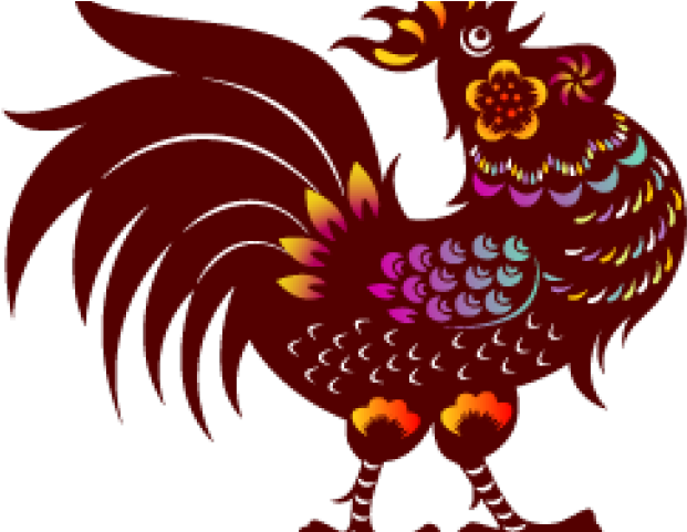 Rooster Clipart Cny - Cartoon (640x480)