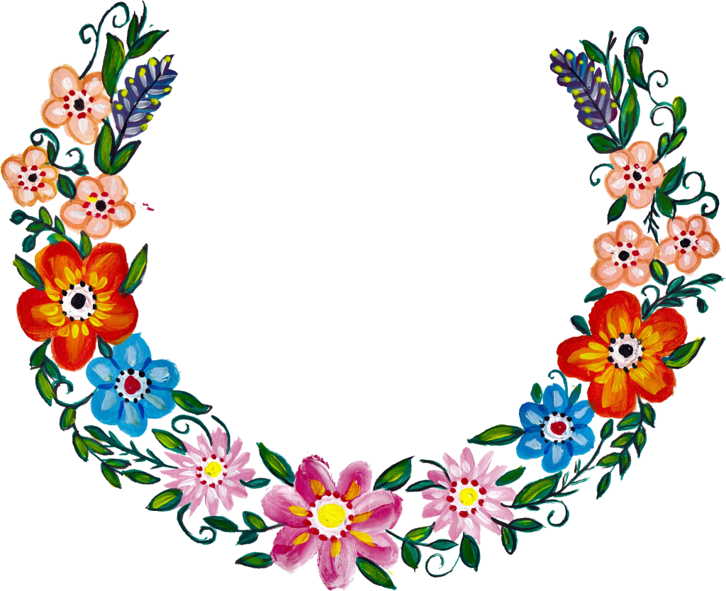 Transparent Flower Wreath Transparent Background - Transparent Flower Wreath Transparent Background (1024x834)