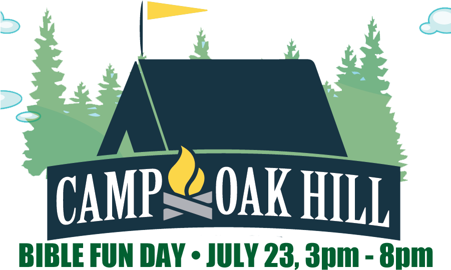 Camp Oak Hill Bible Fun Day - Illustration (900x603)