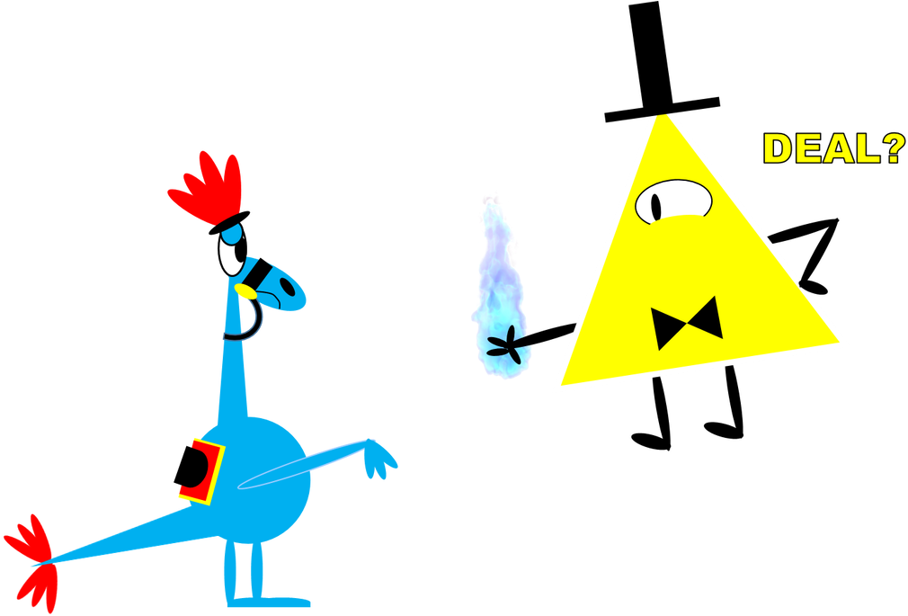 Sylvia Meets Bill Cipher By Brownpen0 - Graphic Design (1024x699)