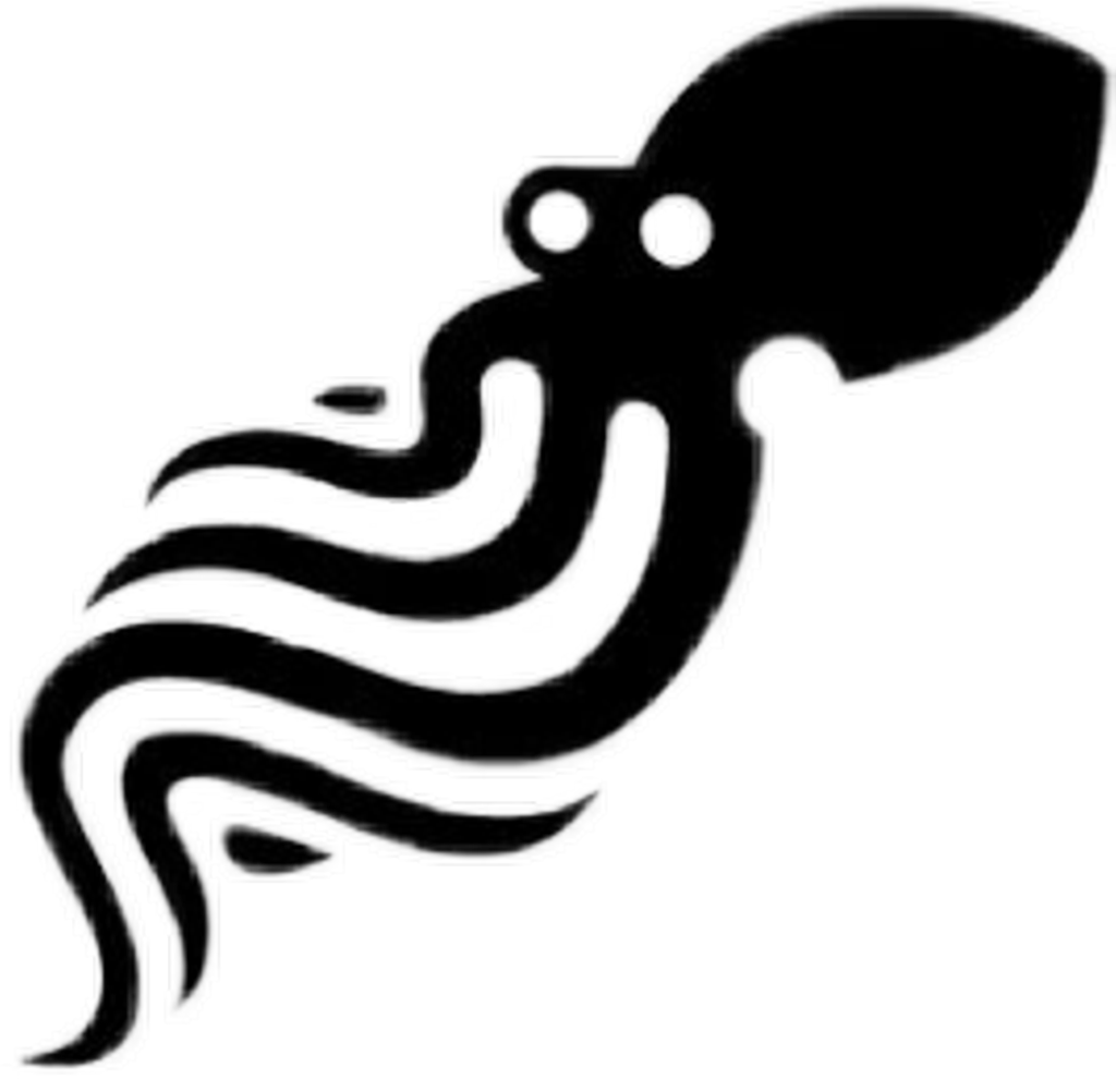 #freetoedit #cute #kawaii #octopus #hydra #design #minimalist - Octopus Symbol (1024x990)