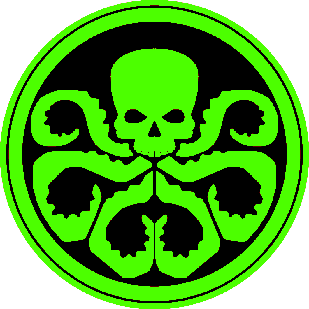 Hail Hydra - Red Skull Marvel Logo (1060x1060)