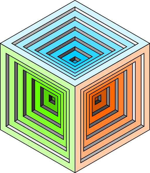 Cube Jaillit De Ma Feuille (512x591)