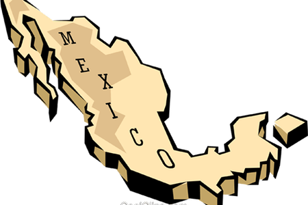 Graphic Stock Free Of - Mexico Map Clip Art (450x300)