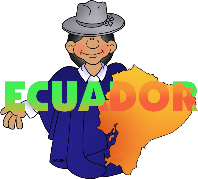 Ecuador Map - Cartoon (691x636)