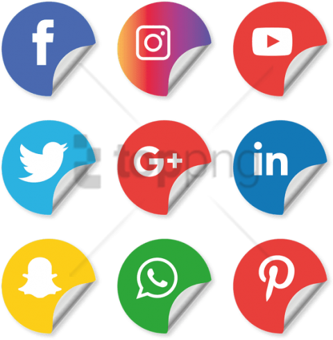 Free Png Instagram Social Media Icons Jpg Png Image - Illustrator Social Media Vector (480x490)