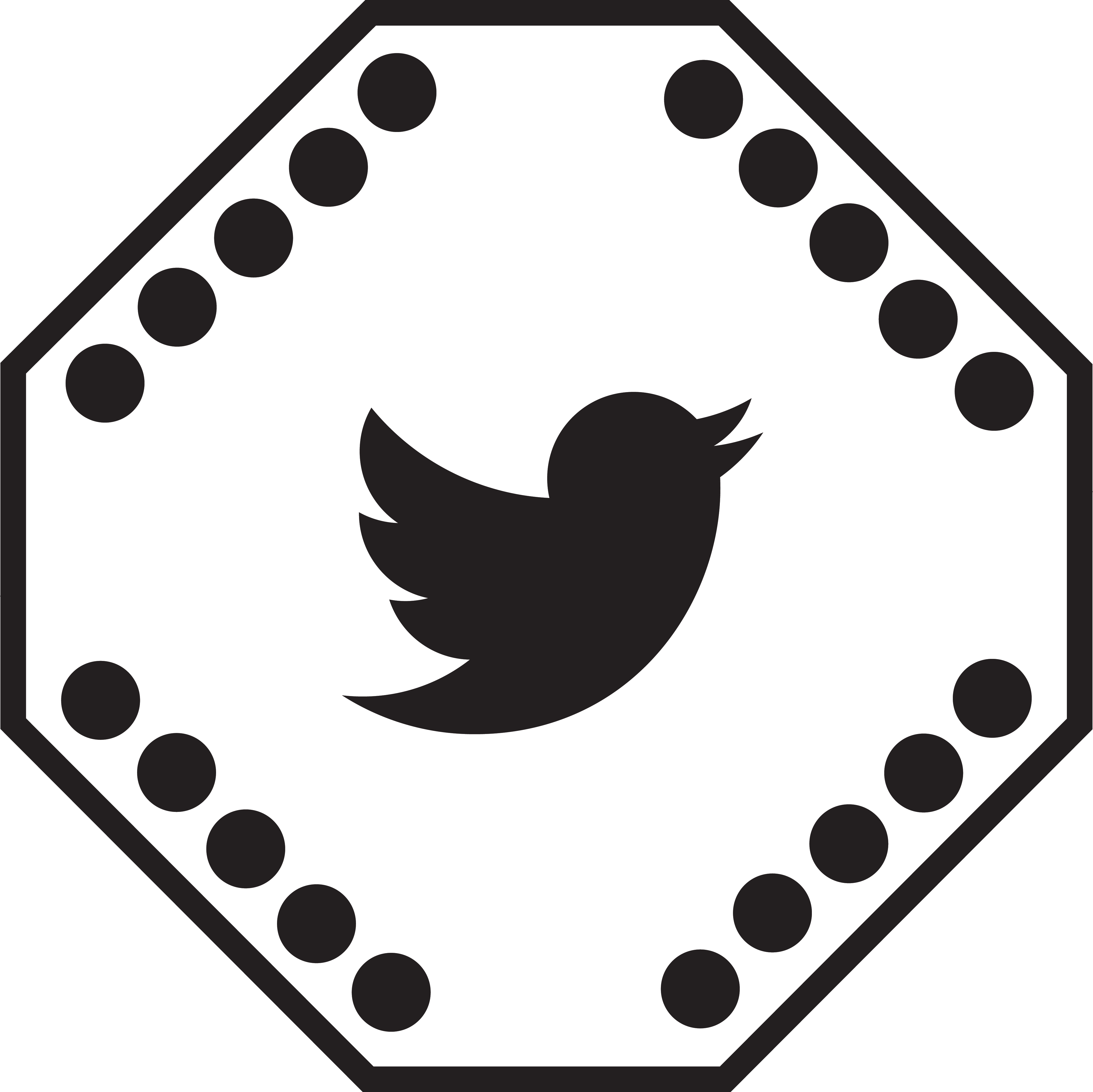 Custom Social Media Icons - Twitter Icon Size 2017 (4265x4261)