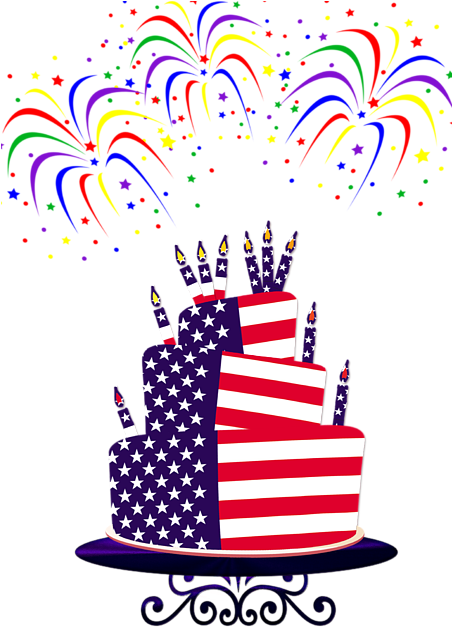 Art Happy Birthday Usa By Anne Kitzman - Happy Birthday From Usa (451x700)
