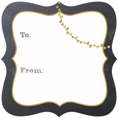 Cozy Nights Holiday To From Sticker - Chain (400x400)