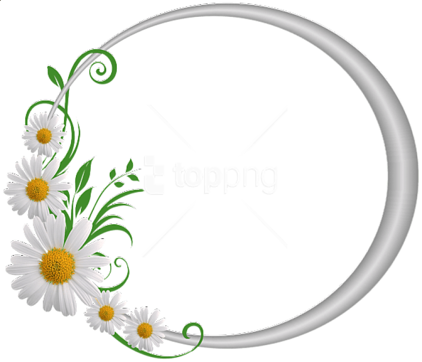 Free Png Best Stock Photos Silver Round Frame With - Circle Frames For Pictures Png (850x730)