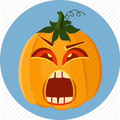 Angry, Autumn, Avatar, Carving, Celebration, Decoration, - Circle (512x512)