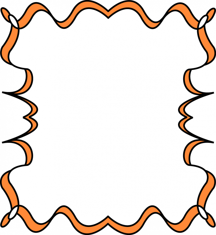 Free Clipart Border - Border Picture Frame Halloween (728x792)