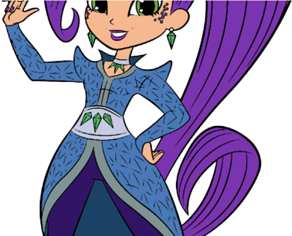 Sorceress Clipart Shimmer And Shine - Cartoon (640x480)