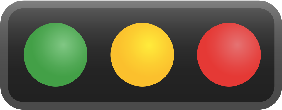 Horizontal Traffic Light Icon - Traffic Lights Png Icon (1024x1024)