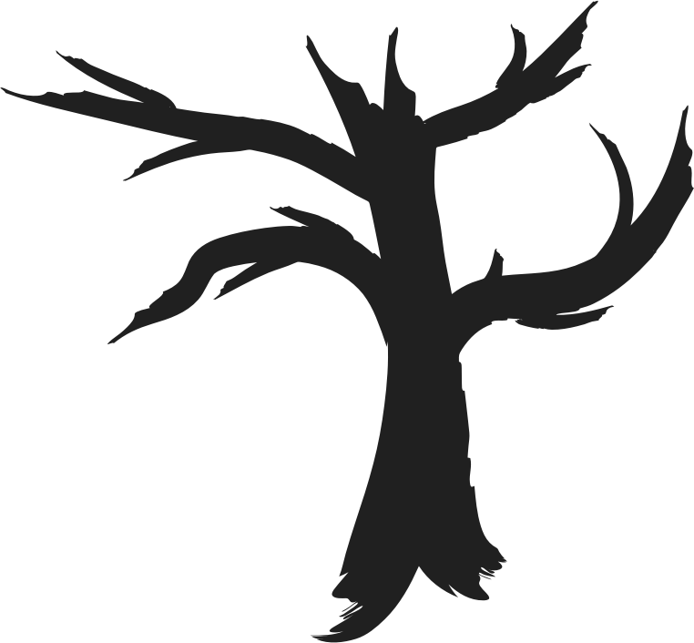 Dead Tree Silhouette Svg Transparent - Dead Tree Clip Art Png (762x706)