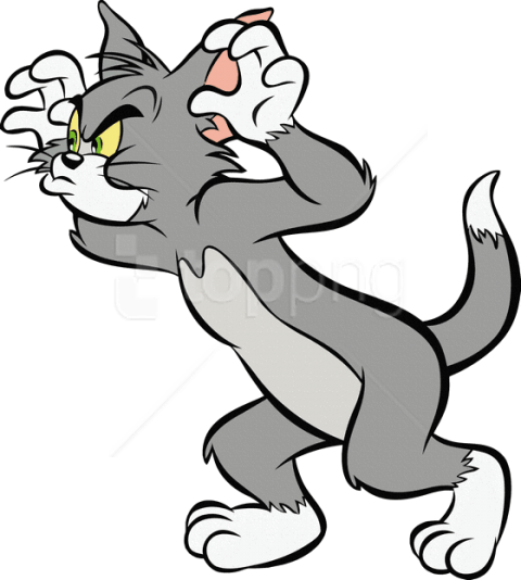 Free Png Download Angry Tom Clipart Png Photo Png Images - Tom And Jerry Png (480x534)