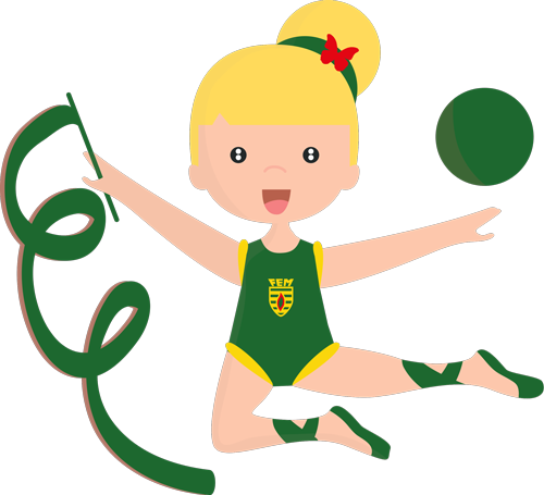 Ballet, Baile Moderno/funky Y Gimnasia Rítmica - Gimnasia Ritmica En Png (500x455)