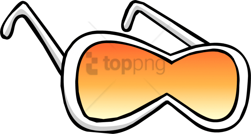 Free Png Club Penguin White Diva Glasses Png Images - Club Penguin White Diva Glasses (850x454)