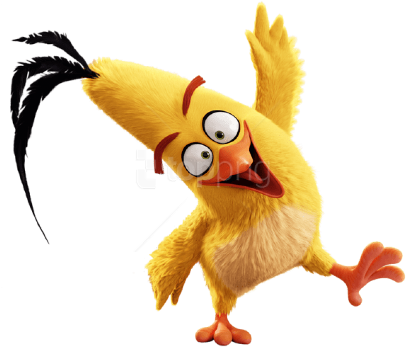 Free Png Download The Angry Birds Movie Chuck Clipart - Angry Birds Movie Characters (850x730)