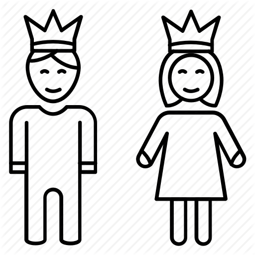 Bride Groom Wedding Icon - Cartoon (512x512)