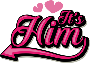 It's Her - It's Him - Couple Shirt Logo Design (368x496)