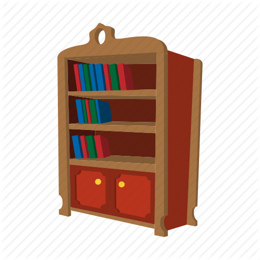 512 X 512 6 - Bookcase Cartoon Png (512x512)