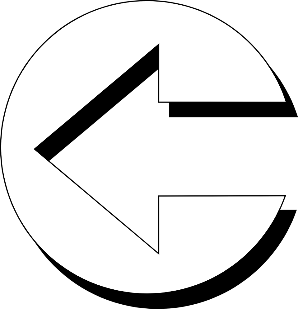 Curved Download Rr White - Follow Me With Arrow (958x992)