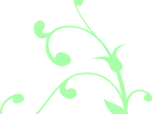 Mint Clipart Swirl - Silhouette (640x480)