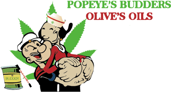 Popeyes Budders Olives Oils's Logo - Popeye E Olivia (600x400)
