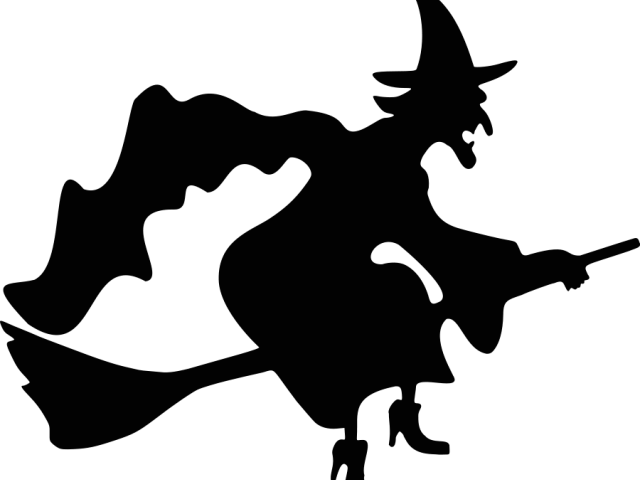 Witch Clipart Transparent Background - Halloween Clipart Transparent Background (640x480)