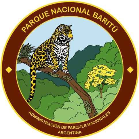 Logo Of The National Park Featuring The Jaguar - Parque Nacional Baritu Logo (500x504)