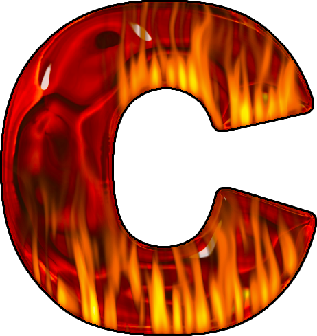 Hot Letter C - Hot Letter C (462x489)