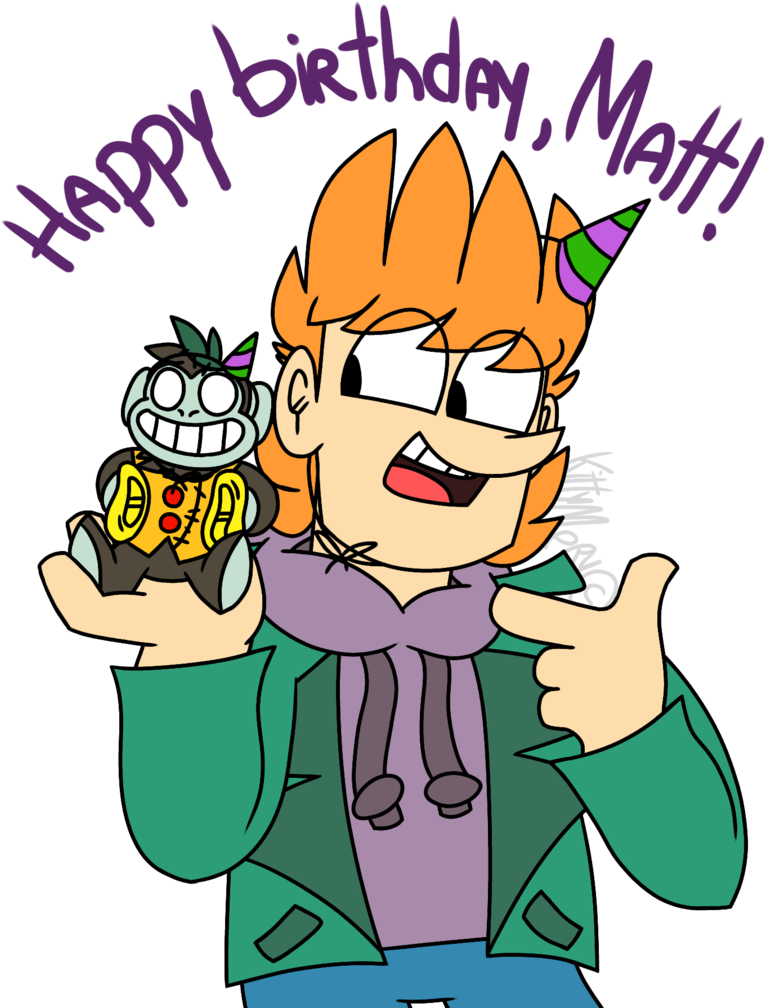 Happy Bday Matt Feat - Cartoon (788x1013)
