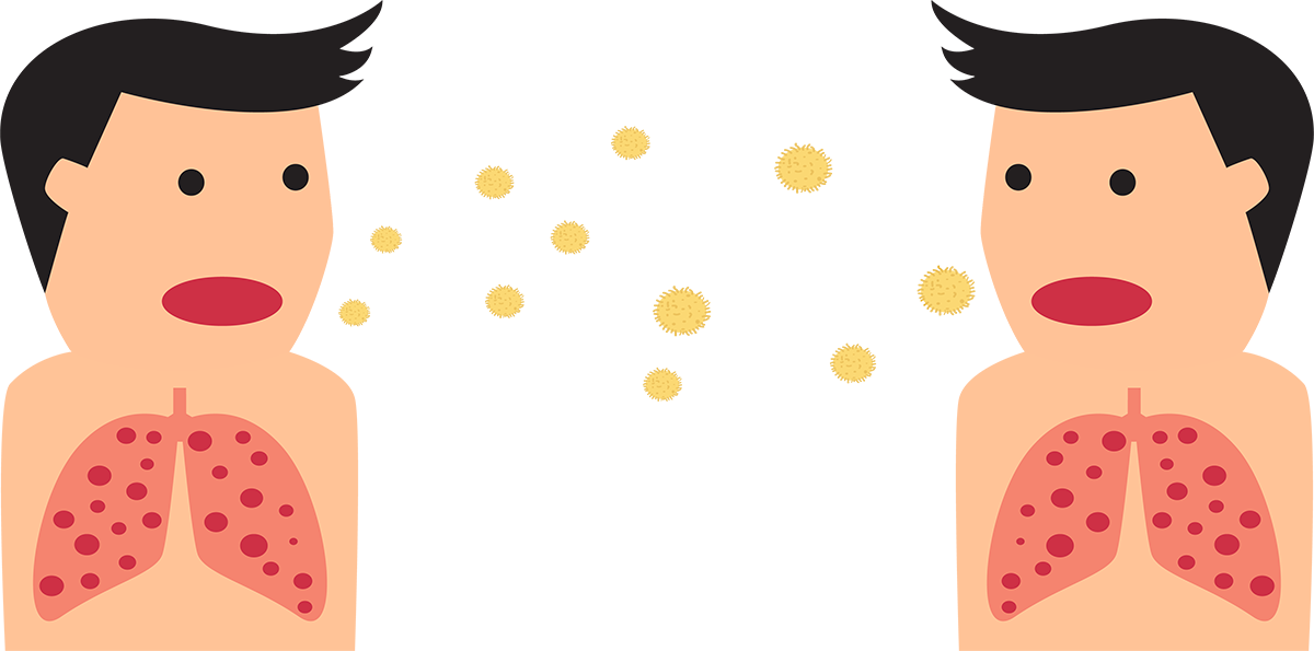 Whooping Cough Whooping Cough Whooping Cough - Contagio De Tuberculosis Animado (1200x595)