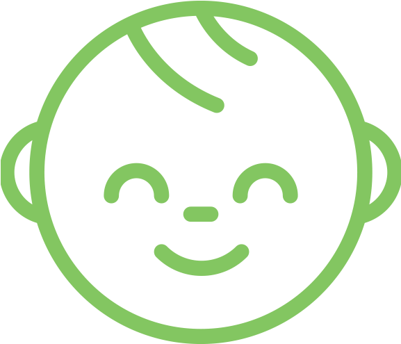 Children's Health & Immunisations - Baby Girl Png (576x576)