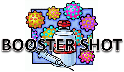 Shot Logo - Clip Art Vaccination Cartoon (500x245)