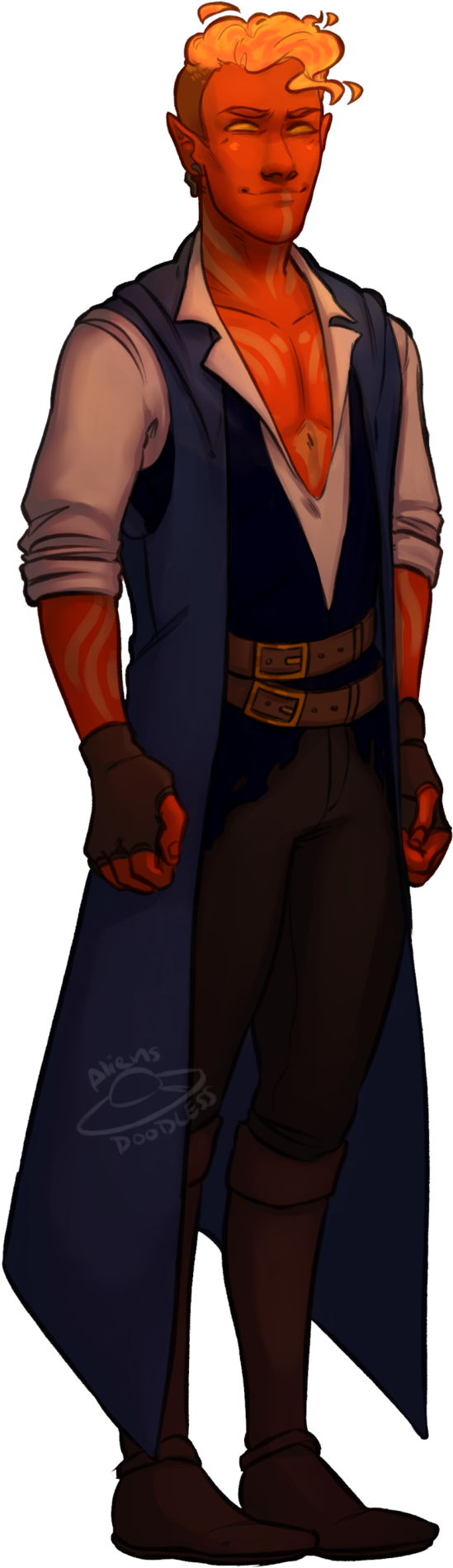 Lumarin Scorch Swashbuckler Fire Genasi Yeah Hes A - Dnd 5e Fire Genasi (1010x1920)