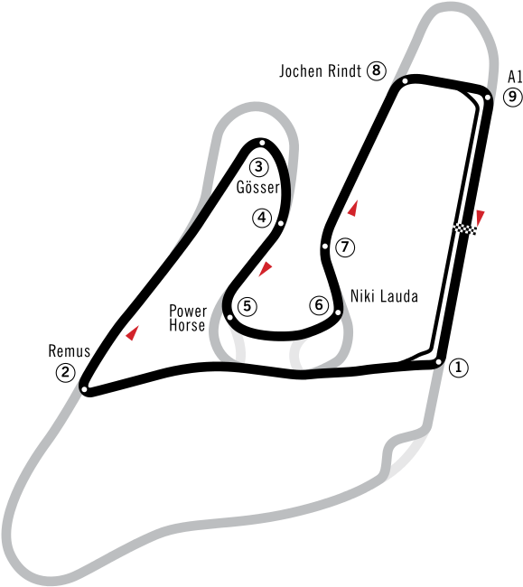 Sterreichring A1ring - Old Hockenheim Vs New (612x689)
