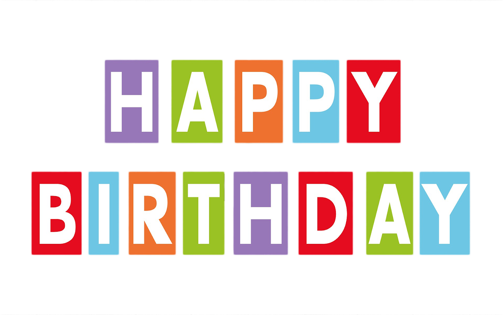 Happy Birthday Text Colorful Image Portable Network - Happy Birthday Text Colorful Image Portable Network (1601x1002)