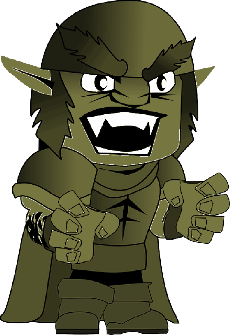 Wolf Fangs Clip Art Png - Keren Animasi Kartun Png (800x1166)