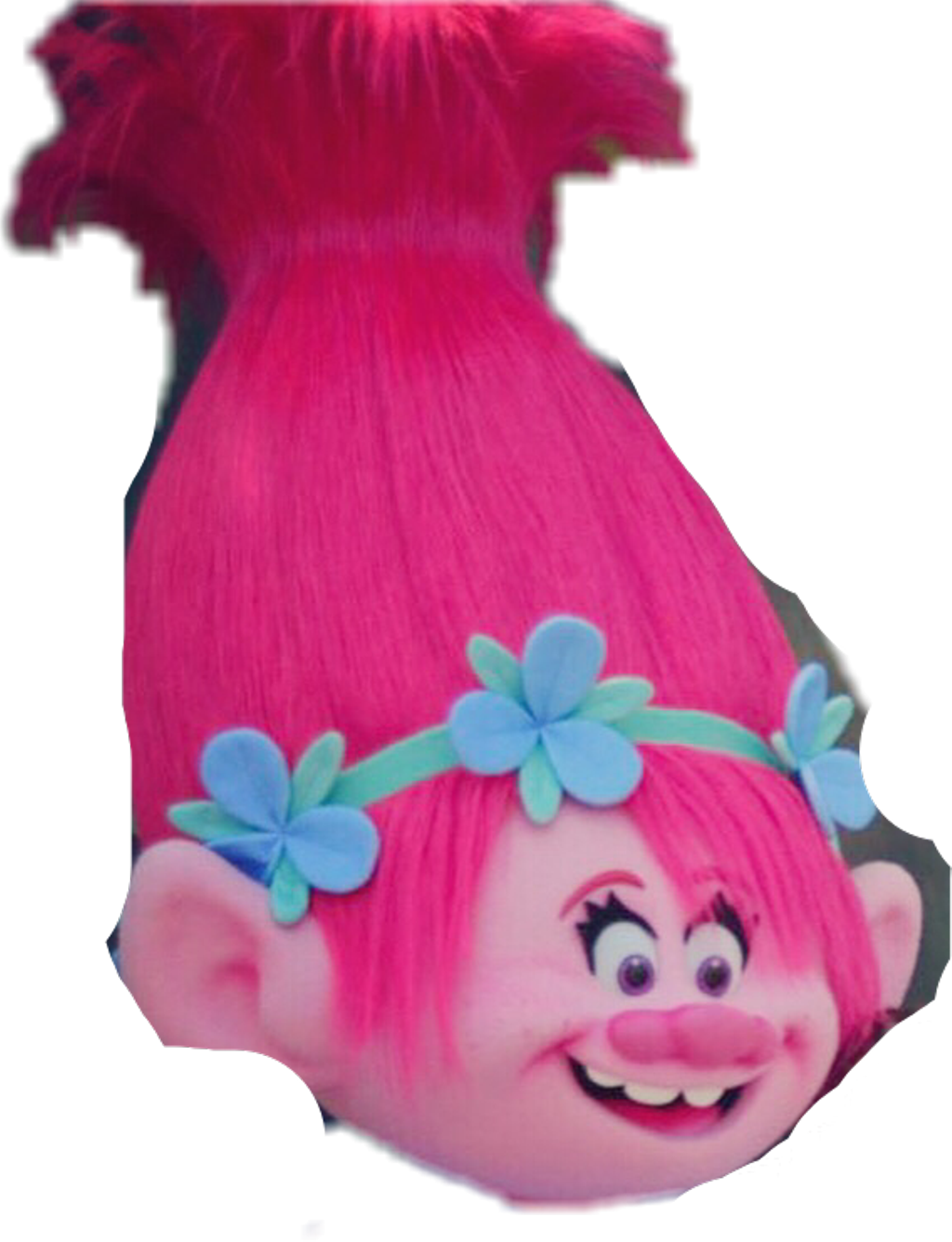 #poppy #pop #troll #hair #cabelo #trolls #flor #pink - Doll (1024x1336)