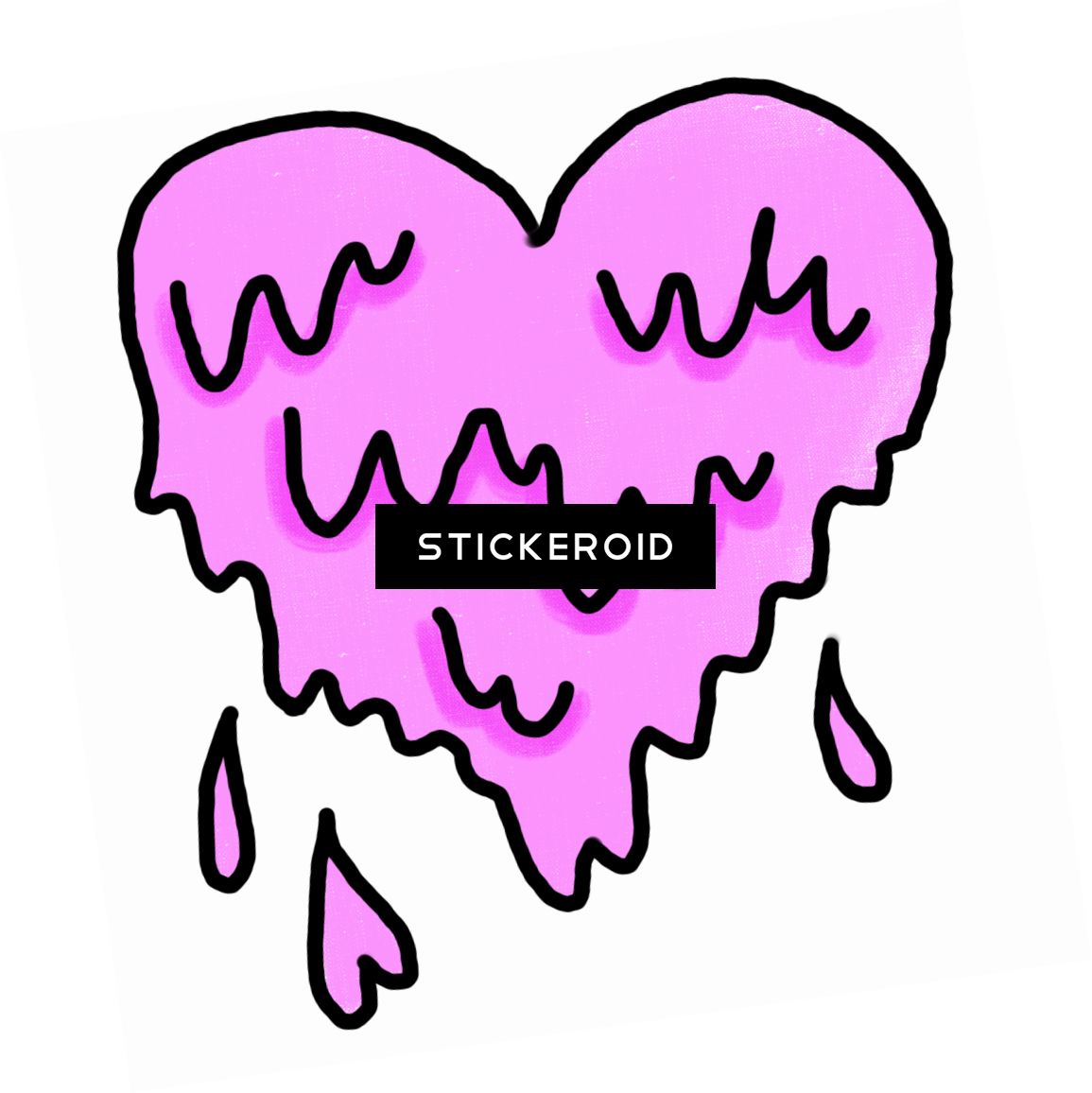Love Heart - Stickers Love (1155x1156)