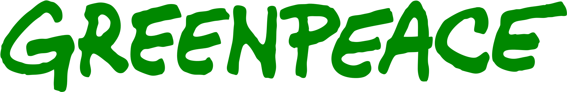 Introducing You To Greenpeace - Greenpeace Svg (2000x375)
