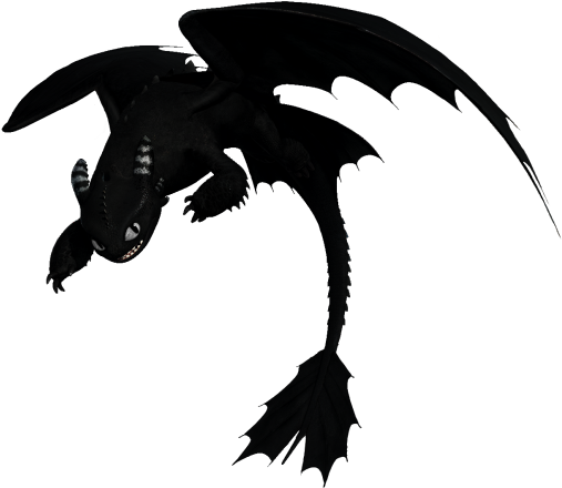 Made By Duckei - Train Your Dragon Purple Night Fury (540x471)