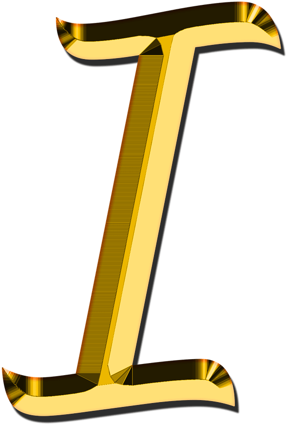 Capital Letter Transparent Stickpng Transparent Background - Letter I Transparent Background (1271x1280)