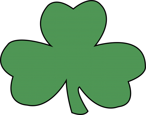 Shamrock3 - Irish Saint Patrick's Day Shamrock (500x394)