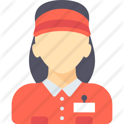 Free People Icons - Cashier Cartoon Png (512x512)