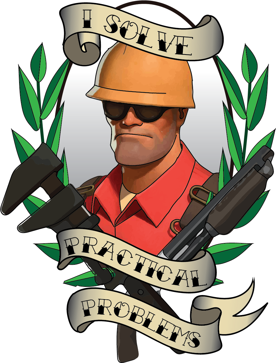 1296 X 1296 1 0 - Engie Tf2 Art (1296x1296)